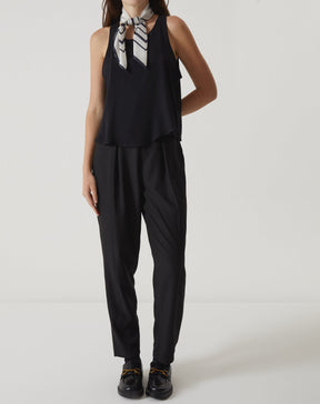 REGATA DE VISCOSE - PRETO