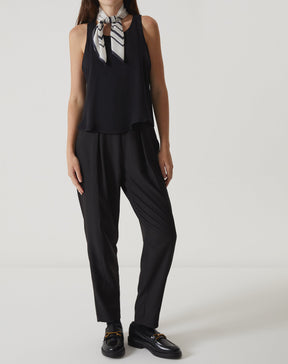 REGATA DE VISCOSE - PRETO