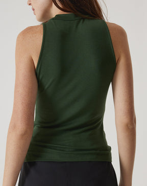 REGATA GOLA ALTA DE MALHA - VERDE