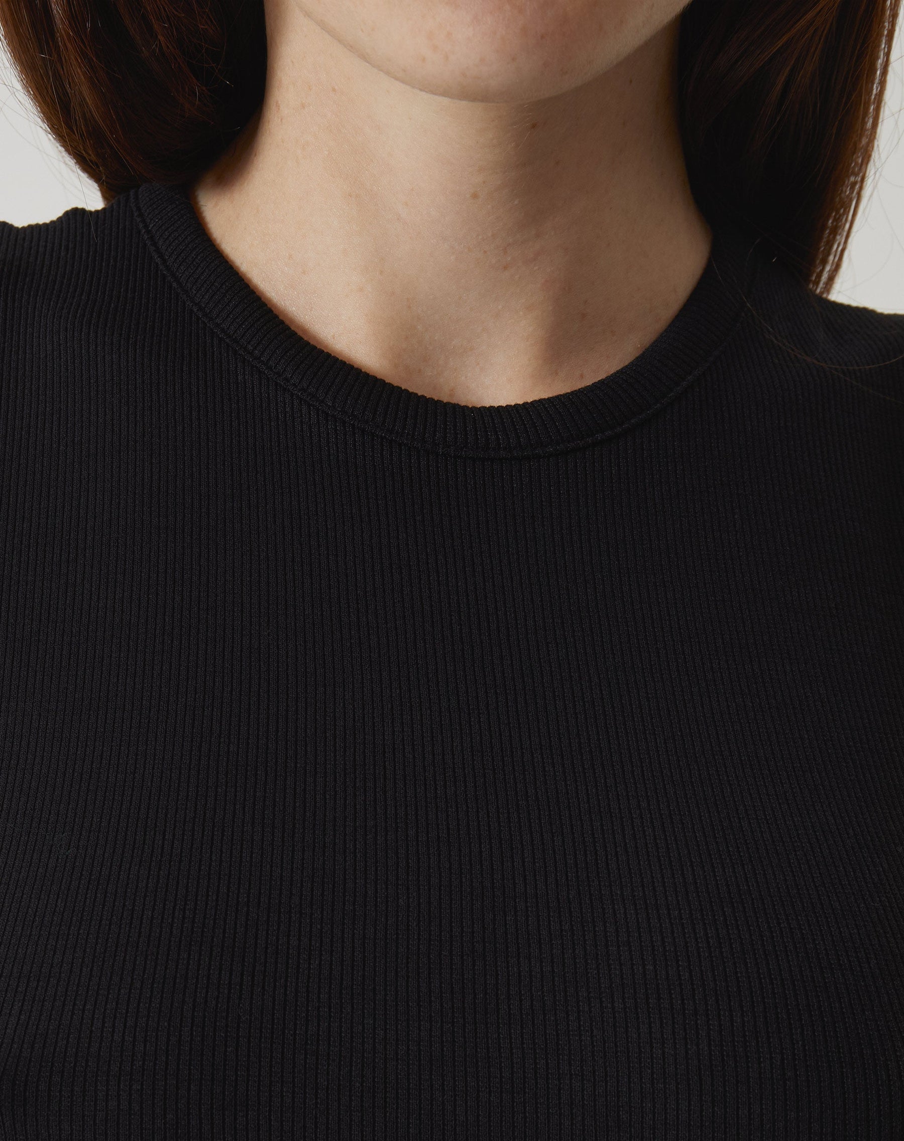 REGATA CURTA DE MALHA - PRETO