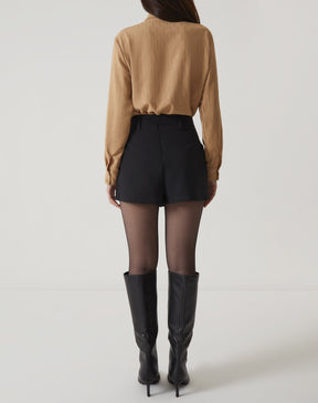 SHORTS SAIA RETO DE ALFAIATARIA - PRETO