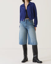 JAQUETA CURTA DE ALFAIATARIA - AZUL