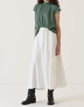 SAIA BOLSOS CARGO DE ALFAIATARIA - OFF-WHITE