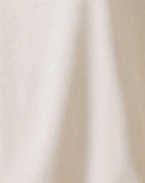 CAMISETA DECOTE V DE MALHA - AREIA